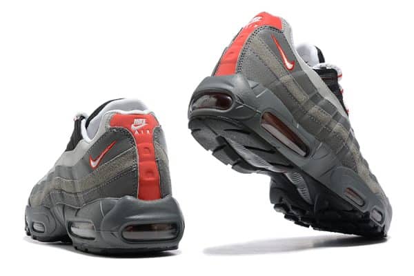 Nike Air Max 95 Essential Grey Track Red - Imagen 5