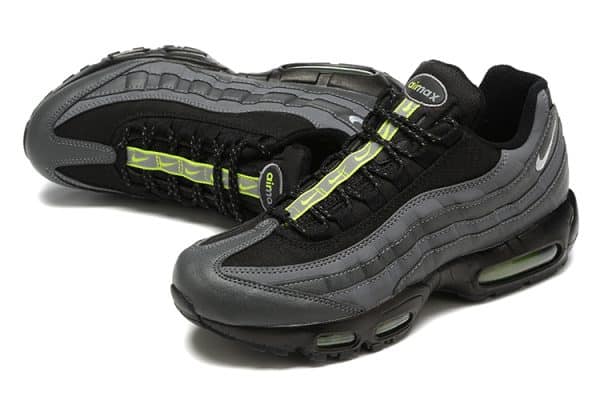 Nike Air Max 95 Grey Black Volt - Image 2