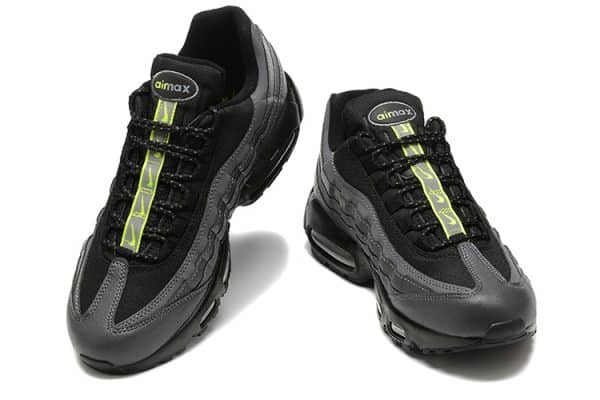 Nike Air Max 95 Grey Black Volt - Image 4