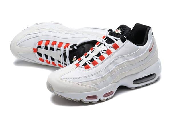 Nike Air Max 95 SE Light Bone Habanero Red - Image 2