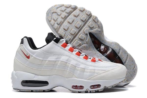 Nike Air Max 95 SE Light Bone Habanero Red - Image 4