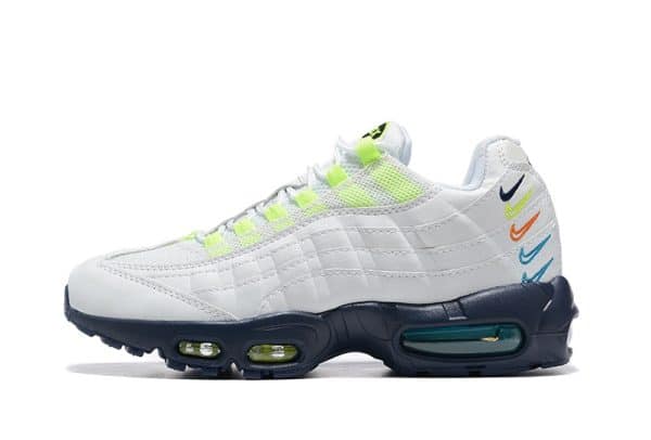 Nike Air Max 95 White Multi Swoosh
