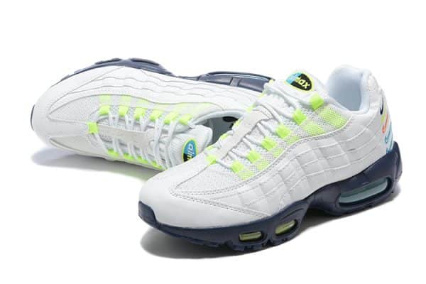 Nike Air Max 95 White Multi Swoosh - Image 2