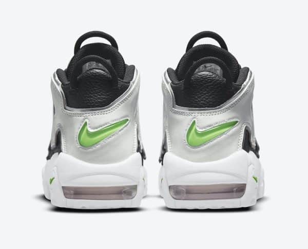Nike Air More Uptempo Black White Silver - immagine 4