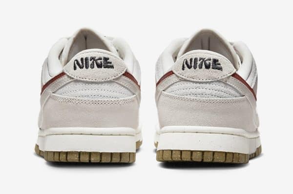 Nike Dunk Low SE 85 Double Swoosh Sail Orange – Image 4