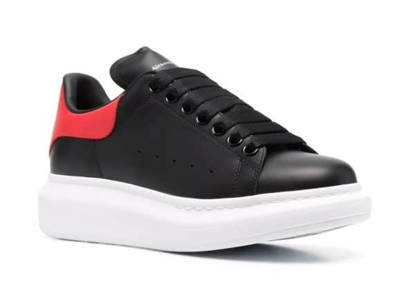 Alexander MCQueen Oversized Sneaker Black Red - Image 2