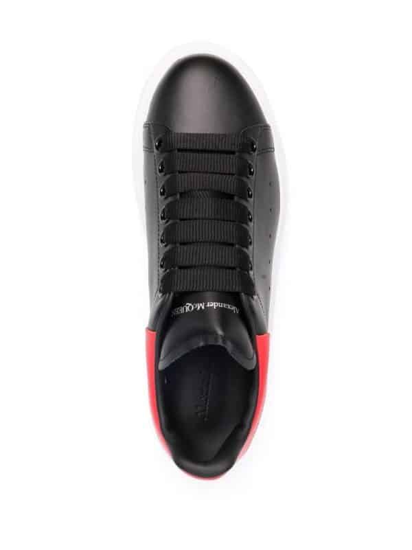 Alexander MCQueen Oversized Sneaker Black Red - Image 4