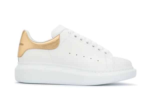 Alexander MCQueen Oversized Sneaker White Gold