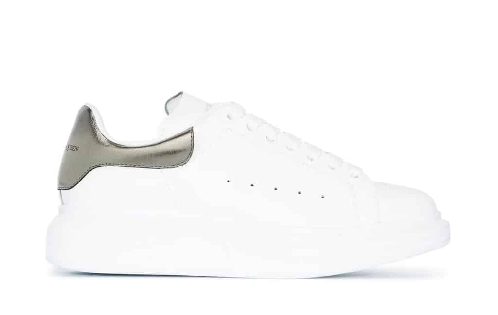 Alexander MCQueen Oversized Sneaker White Silver
