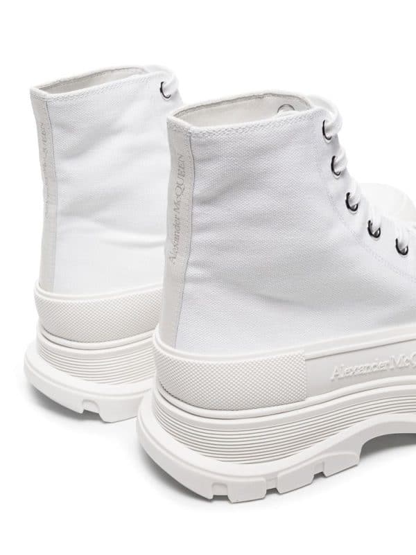 Alexander McQueen Tread Slick Boot White – Image 4
