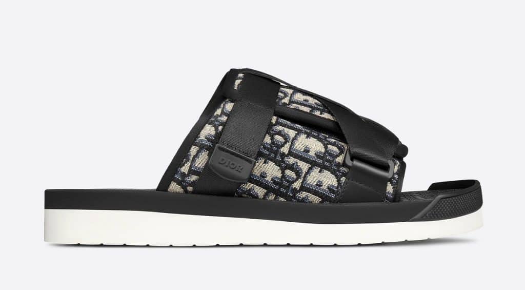 Dior Alpha Slide Beige Black