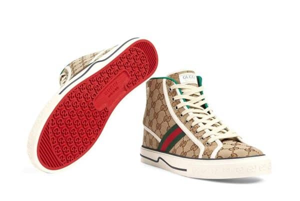 Gucci Teniss 1977 High Beige - Image 6