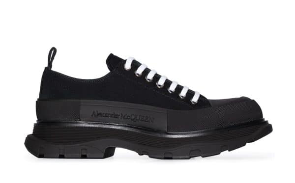 Alexander McQueen Tread Slick Lace Up Black