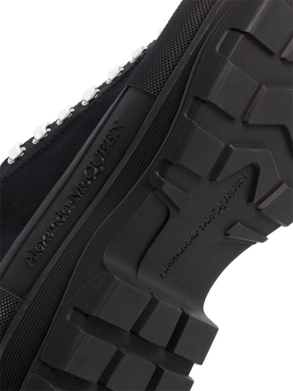 Alexander McQueen Tread Slick Lace Up Black – Image 4