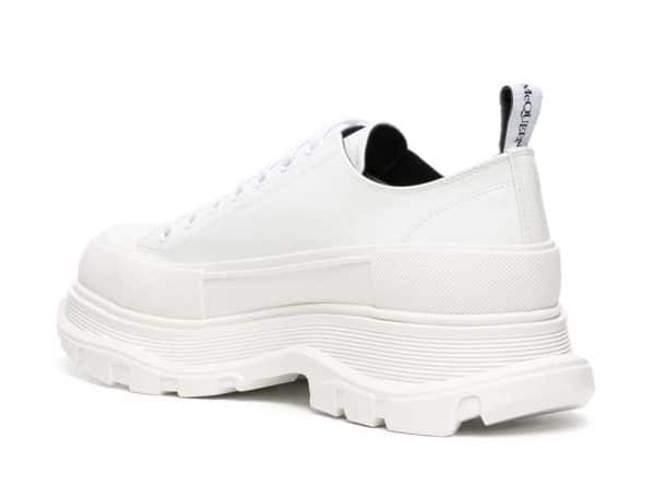 Alexander McQueen Tread Slick Lace Up Graffiti White – Image 3