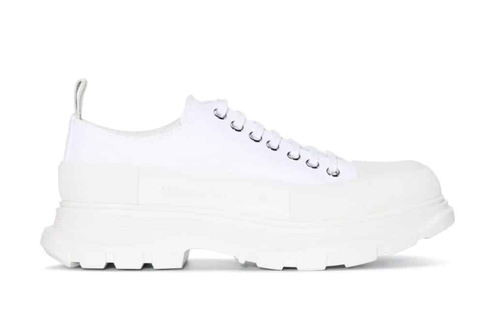 Alexander McQueen Tread Slick Lace Up White