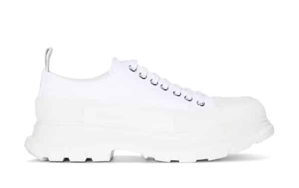 Alexander McQueen Tread Slick Lace Up White