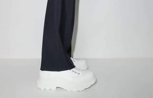 Alexander McQueen Tread Slick Lace Up White – Image 3