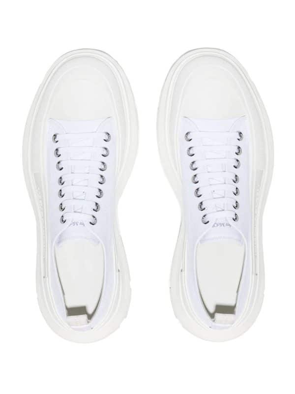 Alexander McQueen Tread Slick Lace Up White – Image 4