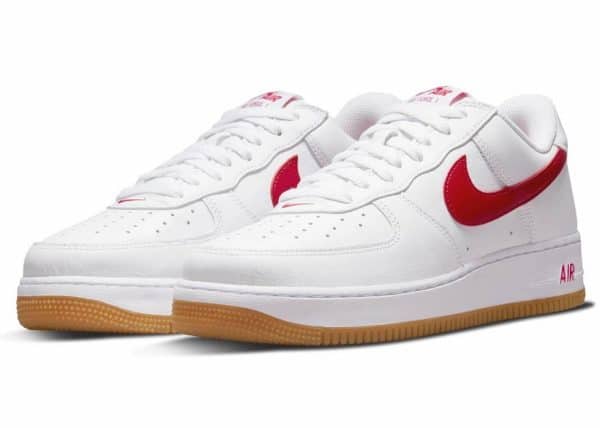 Nike Air Force 1 Low Since 82 White Red - Image 2