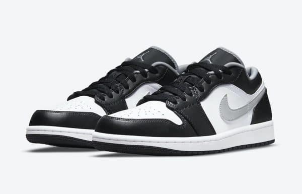 Nike Air Jordan 1 Low Black White Grey - Imagen 2