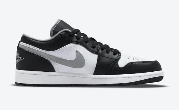 Nike Air Jordan 1 Low Black White Grey - Imagen 3