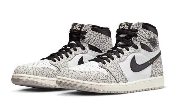 Nike Air Jordan 1 High OG White Cement – Image 2