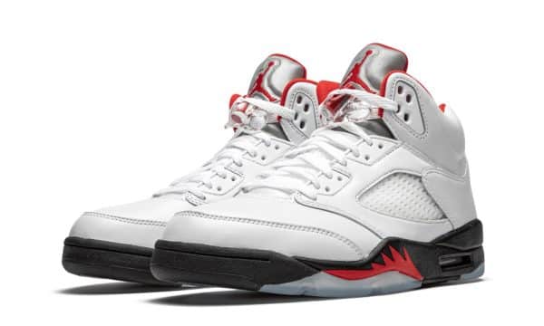 Nike Air Jordan 5 Retro Fire Red Silver - Imagen 2