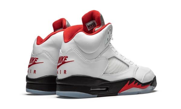 Nike Air Jordan 5 Retro Fire Red Silver - Imagen 3