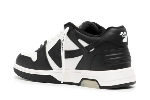 Off-White OOO Low-Top Black White - Imagen 3