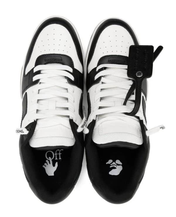 Off-White OOO Low-Top Black White - Imagen 4