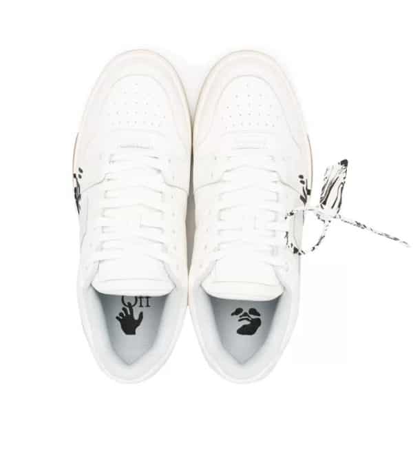 Off-White OOO Low-Top “For Walking” White Black - immagine 5