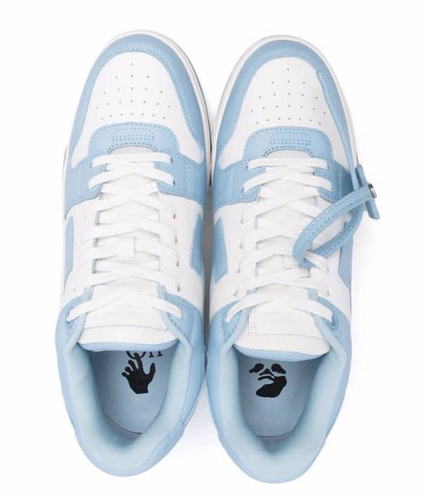 Off-White OOO Low-Top Sneakers Lightblue - Imagen 4