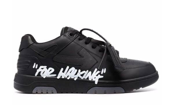 Off-White OOO Low-Top "For Walking" Black
