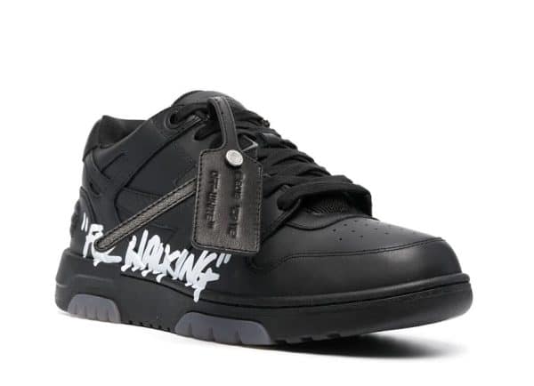 Off-White OOO Low-Top "For Walking" Black - Imagen 2
