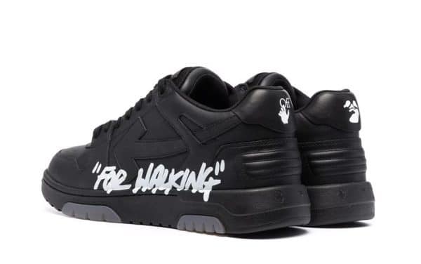 Off-White OOO Low-Top "For Walking" Black - Imagen 3