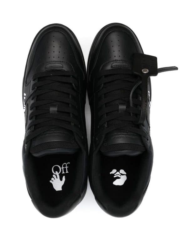 Off-White OOO Low-Top "For Walking" Black - Imagen 4