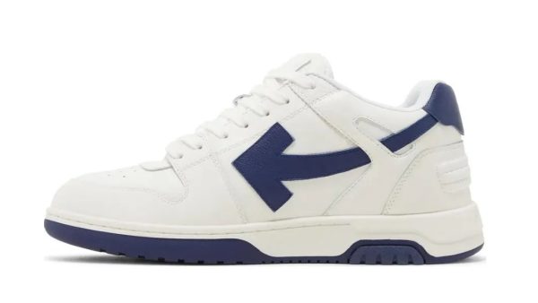Off-White OOO Low-Top White Navy - Imagen 3