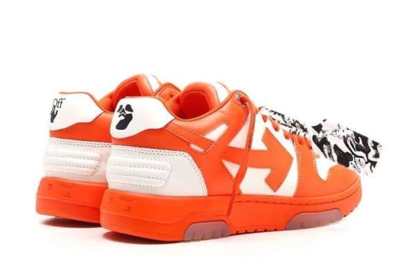 Off-White OOO Low-Top White Orange - Imagen 3