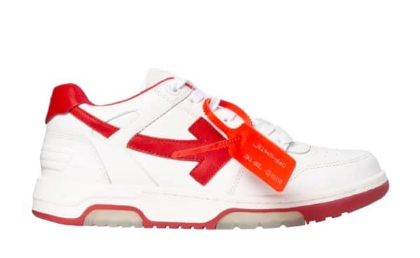 Off-White OOO Low-Top White Red