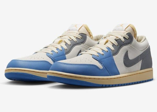 Nike Air Jordan 1 Low Vintage UNC Grey - Imagen 2