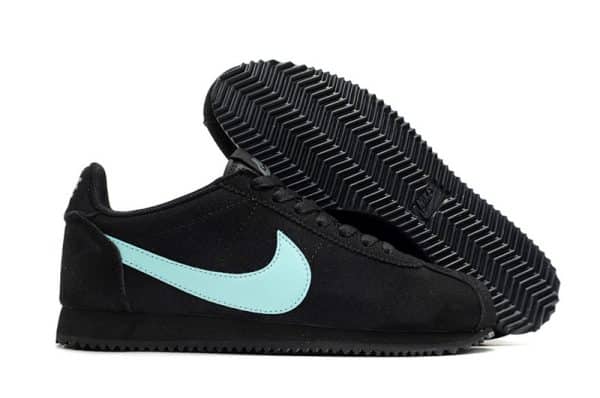 Nike Cortez 23 Black Swoosh White - Image 5