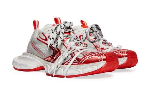 3XL Sneaker White Red - Image 3