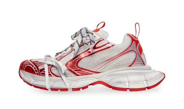 3XL Sneaker White Red - Image 2