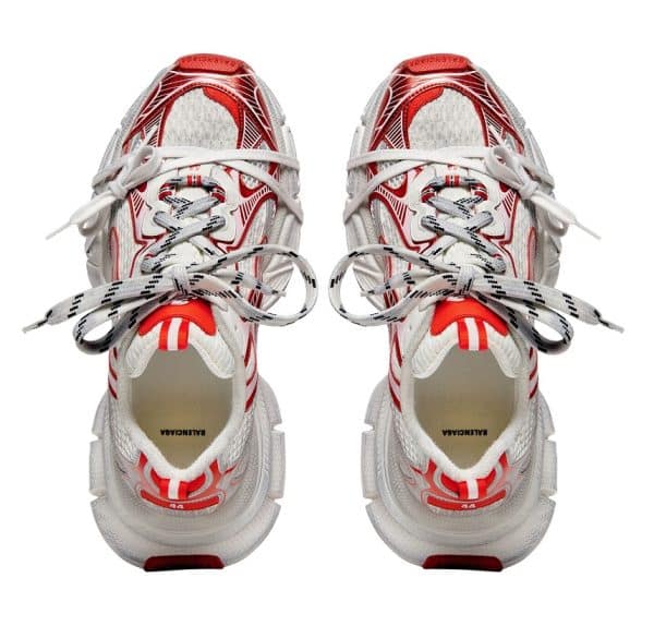3XL Sneaker White Red - Image 6
