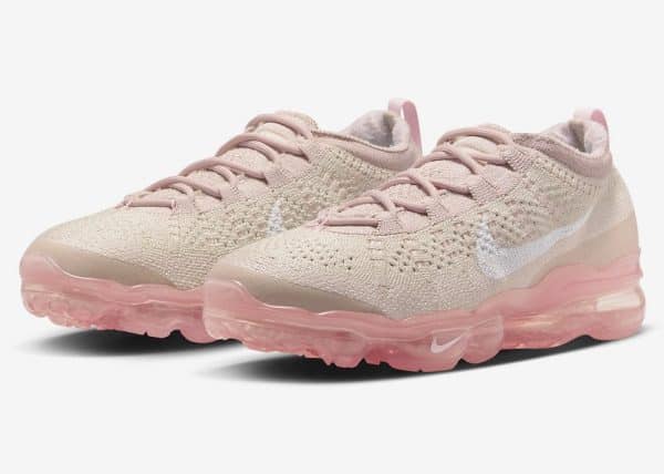 Nike Air VaporMax 2023 Flyknit Oatmeal Pear Pink – Image 2