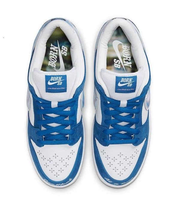 Nike SB Dunk Low Blue X Born X Raised - Imagen 4