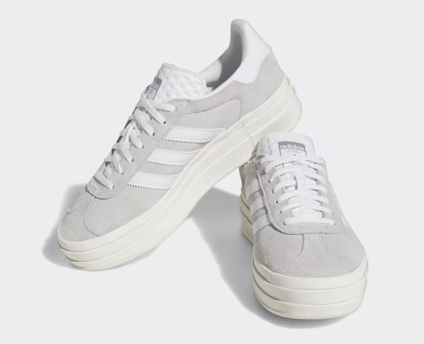 Adidas Gazzelle Bold Grey Two – Image 4