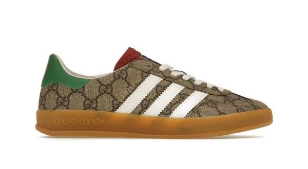 Adidas X Gucci Gazelle Beige Monogram