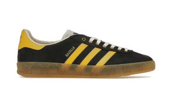 Adidas X Gucci Gazelle Black Monogram